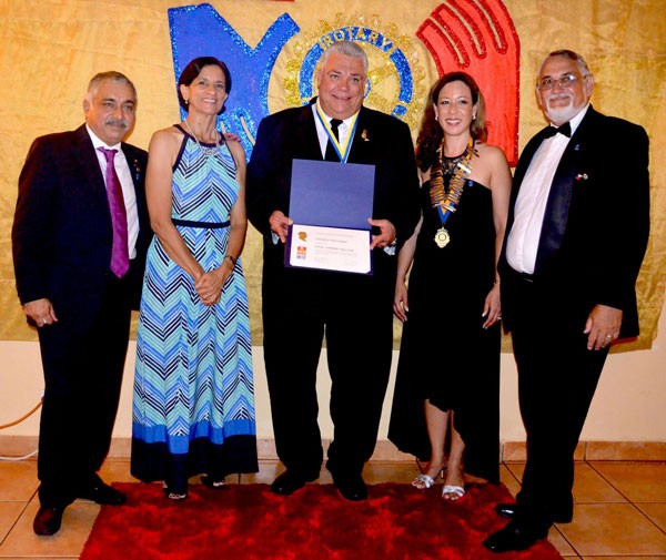 ROTARY CLUB OF ST. MAARTEN NAMES THREE AS PAUL HARRIS FELLOWS.