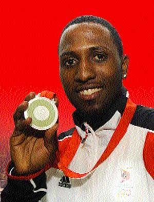 whiplash: Olympic Silver medallist Richard Thompson. medalist