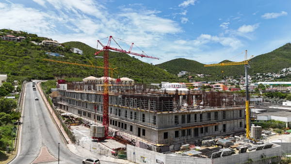 The New General Hospital under construction. smmchospital03032026
