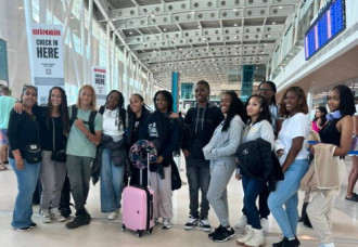 MPC student exchange group on their way to Netherlands/Germany.