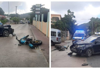 Traffic Accident on A.Th. Illidge Road – Motorcyclist Injured.