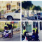 Police confiscate five scooters during road Control Operation.
