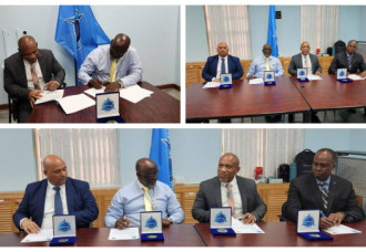 Young countries, strong relations: police chiefs sign for cooperation.