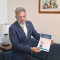 Prime Minister Mercelina receives 2nd Quarterly Edition of Minister Plenipotentiary Cabinet Newsletter.