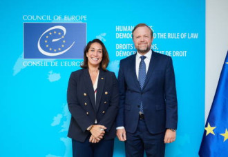 Minister Tackling Advances Human Rights Reform at the Council of Europe.