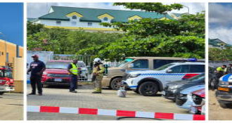  Two Individuals Sustain Injuries in Fire Incident at Old Post Office Parking Lot.