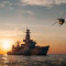 HNLMS Van Amstel briefly relieves HNLMS Groningen