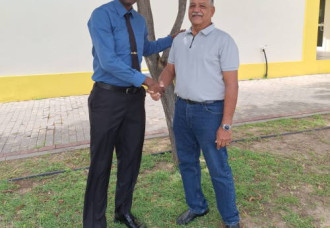 Minister Brug Meets with Newly Appointed SZV Board Chair Mr. Erno Labega.