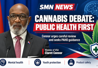 Connor warns cannabis debate must put public health first, seeks PAHO guidance.