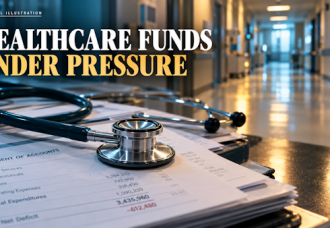 Healthcare funds lose about Cg 50 million a year, but reform timetable remains unfinished.