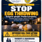 KPSM Warns Against Egg Throwing Ahead of Halloween weekend.