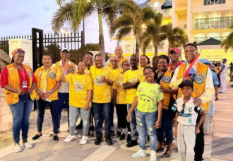 Sint Maarten Lions Club partners with the Local Little League Baseball for the International Tournament.