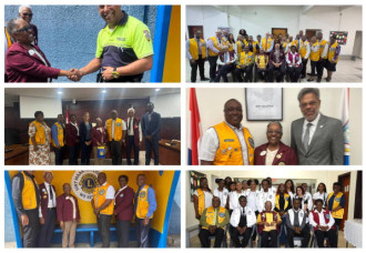 The Sint Maarten Lion Club Hosts District Governor Lion Judy King PMJF