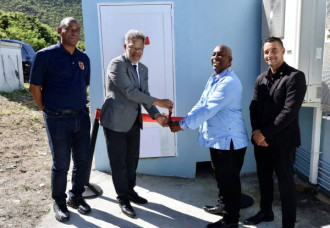 Prime Minister Dr. Mercelina Inaugurates New Generator at DCOMM.