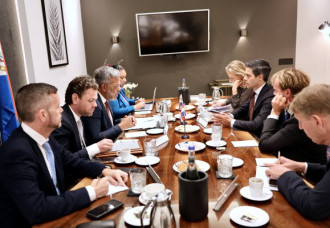 Prime Minister Dr. Luc Mercelina Holds Constructive High-Level Meeting with Dutch Prime Minister Rob Jetten.