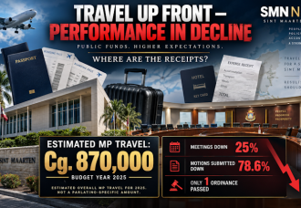 Parliament spent an estimated Cg. 870,000 on MP travel as meetings and legislative action plunged.