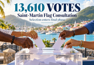 Saint-Martin flag consultation draws 13,610 votes as selection enters final phase.