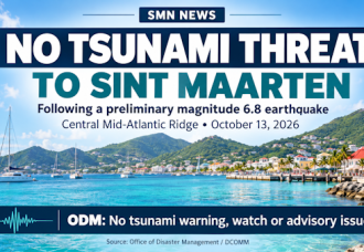 No Tsunami Threat to Sint Maarten Following 6.8 Magnitude Earthquake in Central Atlantic Ocean.