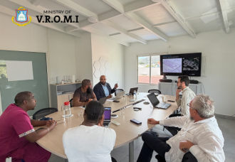 Ministry of VROMI and UNOPS Meet With Representative of the Dutch Quarter Community Council on Sanitation Project.