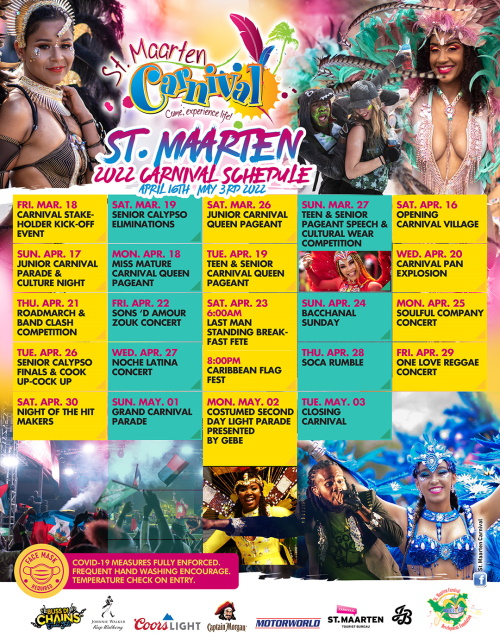 St. Martin News Network - SCDF launches Carnival 2022 schedule, focus