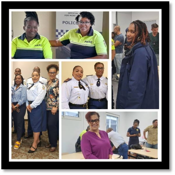 St Martin News Network Police Force Of Sint Maarten Honors Women   Sxmkpsmfemale04032024 